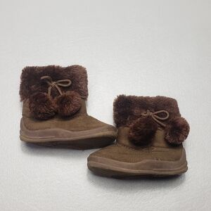 kalli baby toddler girls brown boots size 5